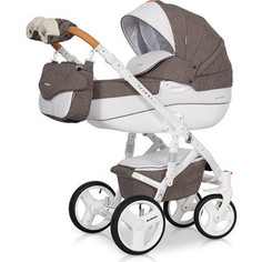 Коляска 2 в 1 Riko BRUNO LUXE 01 Mocca (коричневый)
