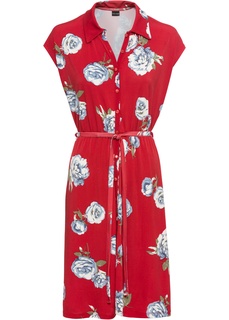 Платье на пуговицах, трикотаж Bonprix