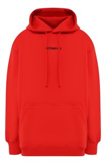 Хлопковое худи Vetements