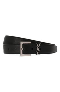 Кожаный ремень Saint Laurent
