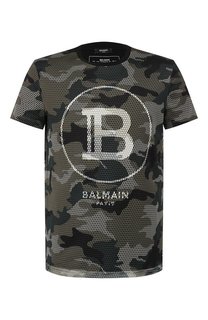 Хлопковая футболка Balmain