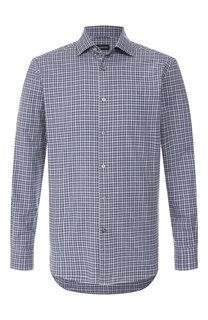 Хлопковая рубашка Ermenegildo Zegna