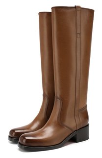 Кожаные сапоги Santoni