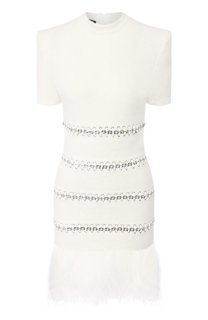 Шерстяное платье Balmain