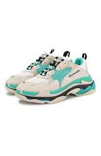 Комбинированные кроссовки Triple S Balenciaga