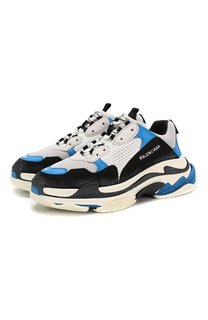 Комбинированные кроссовки Triple S Balenciaga