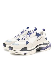 Комбинированные кроссовки Triple S Balenciaga