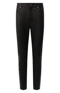 Кожаные брюки Saint Laurent