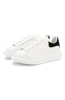 Кожаные кеды Alexander McQueen