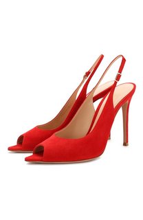 Замшевые босоножки Gianvito Rossi