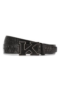 Ремень из кожи крокодила Kiton