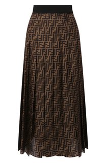 Шелковая юбка Fendi