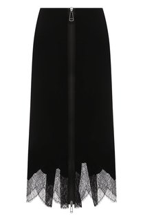 Шерстяная юбка Fendi