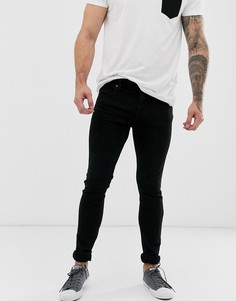 Черные супероблегающие джинсы French Connection-Черный