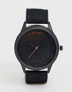 Мужские часы с черным циферблатом Bellfield-Серый