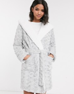 Серый халат Topshop