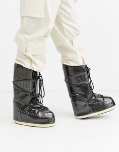 Черные ботинки Moon Boot-Черный
