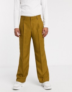 Коричневые брюки ASOS WHITE-Коричневый