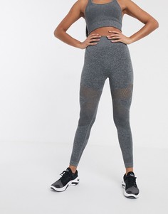 Бесшовные леггинсы со вставками ASOS 4505-Мульти
