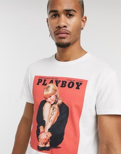 Белая футболка с принтом Jack & Jones-Белый