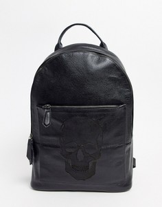 Рюкзак с тисненым рисунком черепа Bolongaro Trevor-Черный