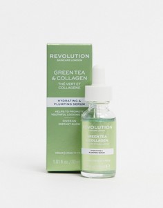 Сыворотка с экстрактом зеленого чая и коллагеном Revolution Skincare-Бесцветный