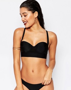 Удлиненное бюстье River Island-Черный