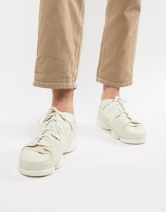 Белые кожаные кроссовки Clarks Originals Trigenic Evo-Белый