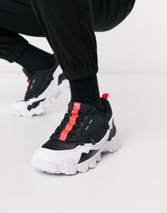Черно-белые кроссовки Puma Trailfox Overland-Черный