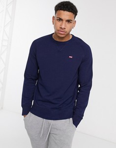 Темно-синий свитшот с маленьким логотипом Levis Levis®