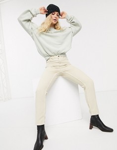 Свободный свитшот светло-бирюзового цвета Topshop-Зеленый