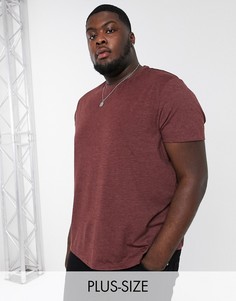 Коричневая футболка Burton Menswear Big & Tall-Коричневый