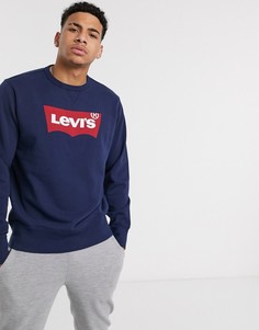 Темно-синий свитшот с логотипом Levis Levis®