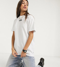 Белая oversize-футболка с логотипом на груди Vans эксклюзивно для ASOS-Белый