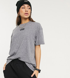 Серая oversize-футболка с логотипом на груди Vans эксклюзивно для ASOS-Серый