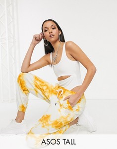 Oversize-джоггеры с отделкой ASOS DESIGN Tall-Желтый