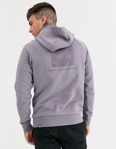 Худи серого цвета с логотипом и рукавами реглан The North Face-Серый