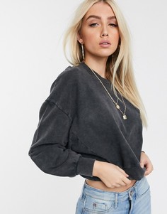 Темно-серый свитшот ASOS DESIGN