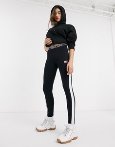 Джоггеры с эффектом металлик Tommy Jeans-Черный