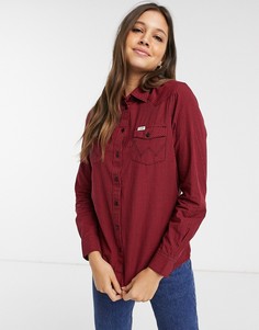 Рубашка в стиле вестерн в клетку Wrangler-Красный