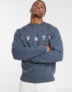 Свитшот с принтом River Island-Синий