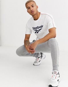 Футболка с принтом Reebok-Белый
