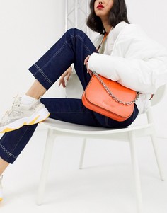 Оранжевая сумка на плечо Calvin Klein-Оранжевый