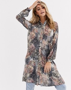 Удлиненная рубашка Love-Мульти