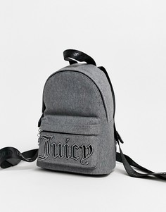 Серый рюкзак с логотипом Juicy Couture