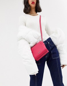 Розовая миниатюрная сумка через плечо Calvin Klein-Розовый