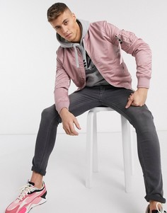 Нейлоновая куртка с карманом MA-1 от Alpha Industries-Серебряный