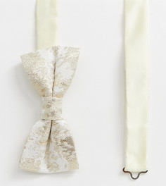 Атласный галстук-бабочка Noose & Monkey Wedding-Золотой