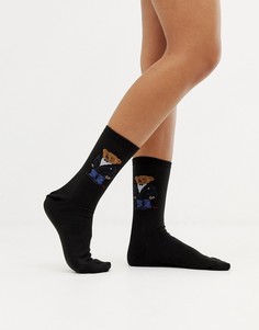 Носки с медведями Polo Ralph Lauren-Черный
