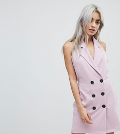 Платье без рукавов John Zack Petite-Розовый